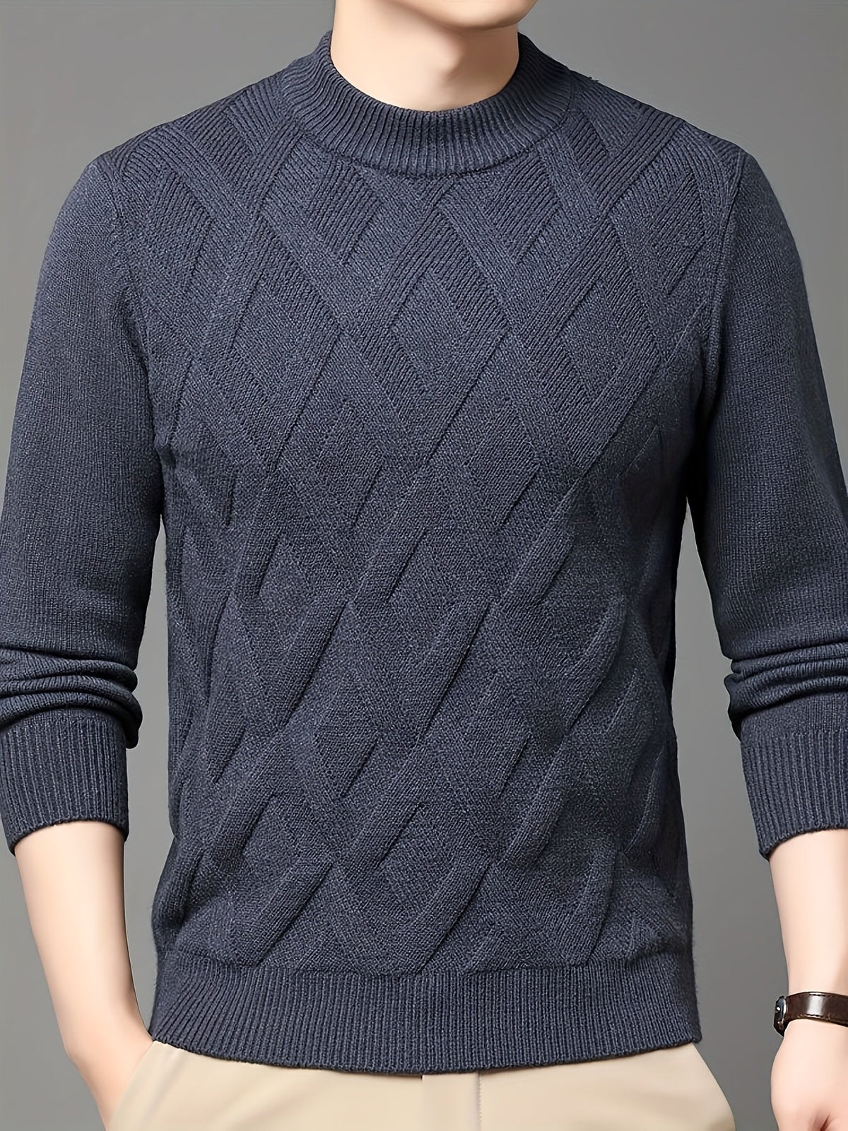 Everyday Sweater for Men | Ribbed Lightweight Autumn Layering