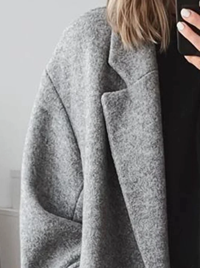Gray Cosy Winter Coat for Women | Cold Weather Ready