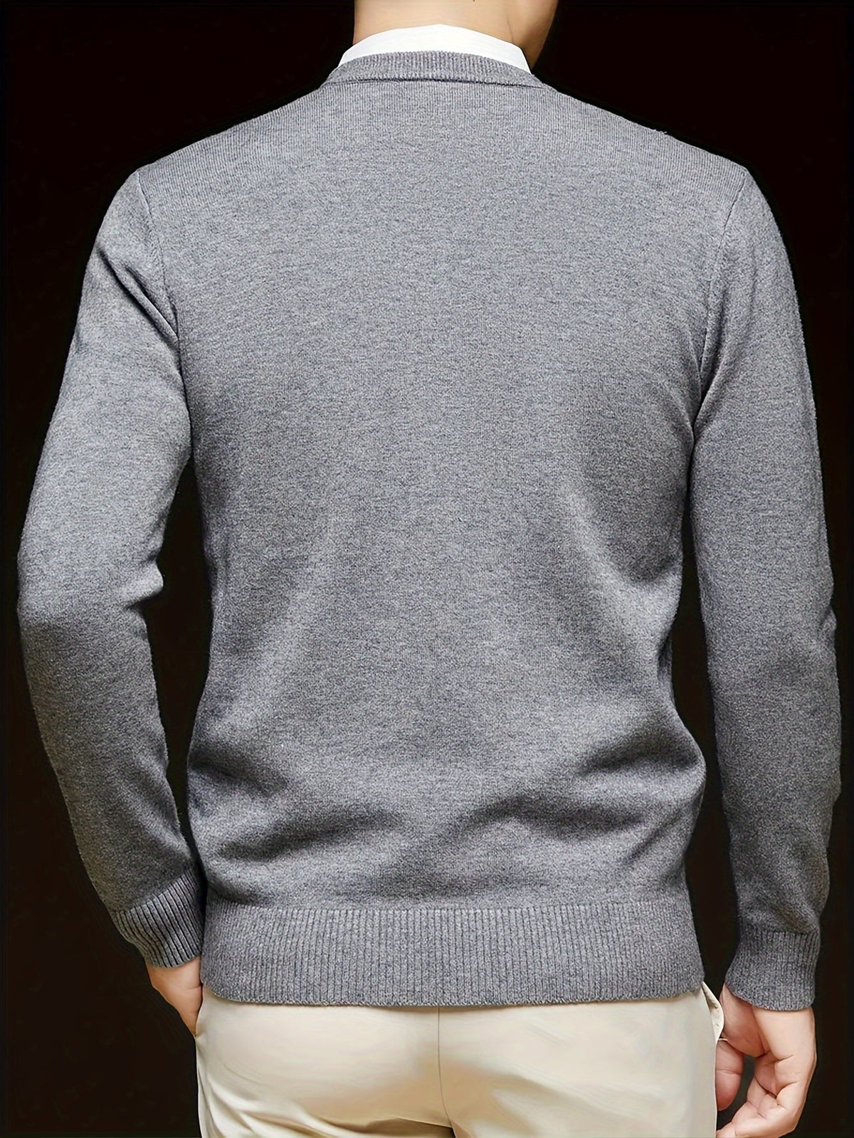 Warm Sweater for Men | V Neck Cosy Winter Style