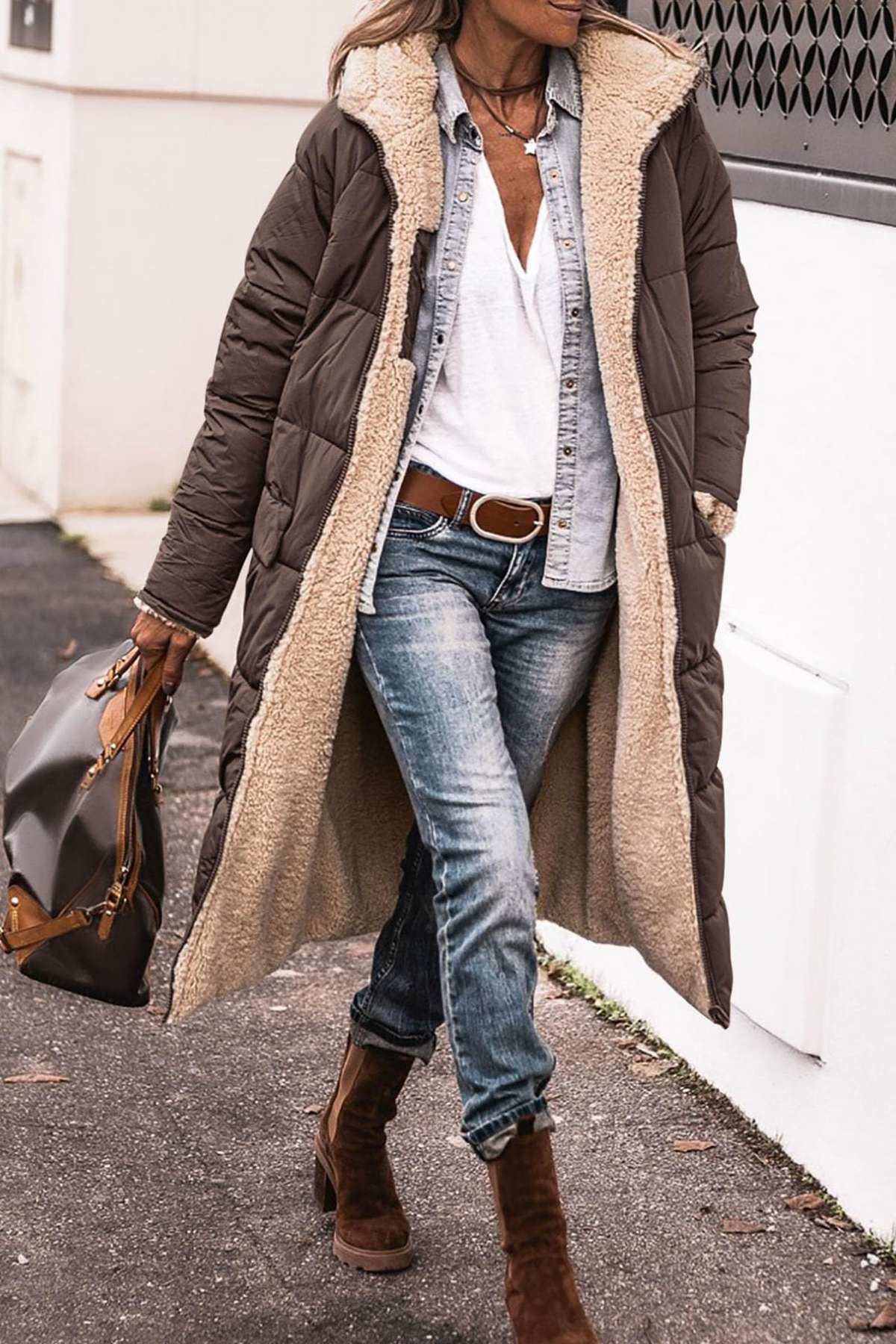 Longline Winter Coat for Women | Cold Weather Ready