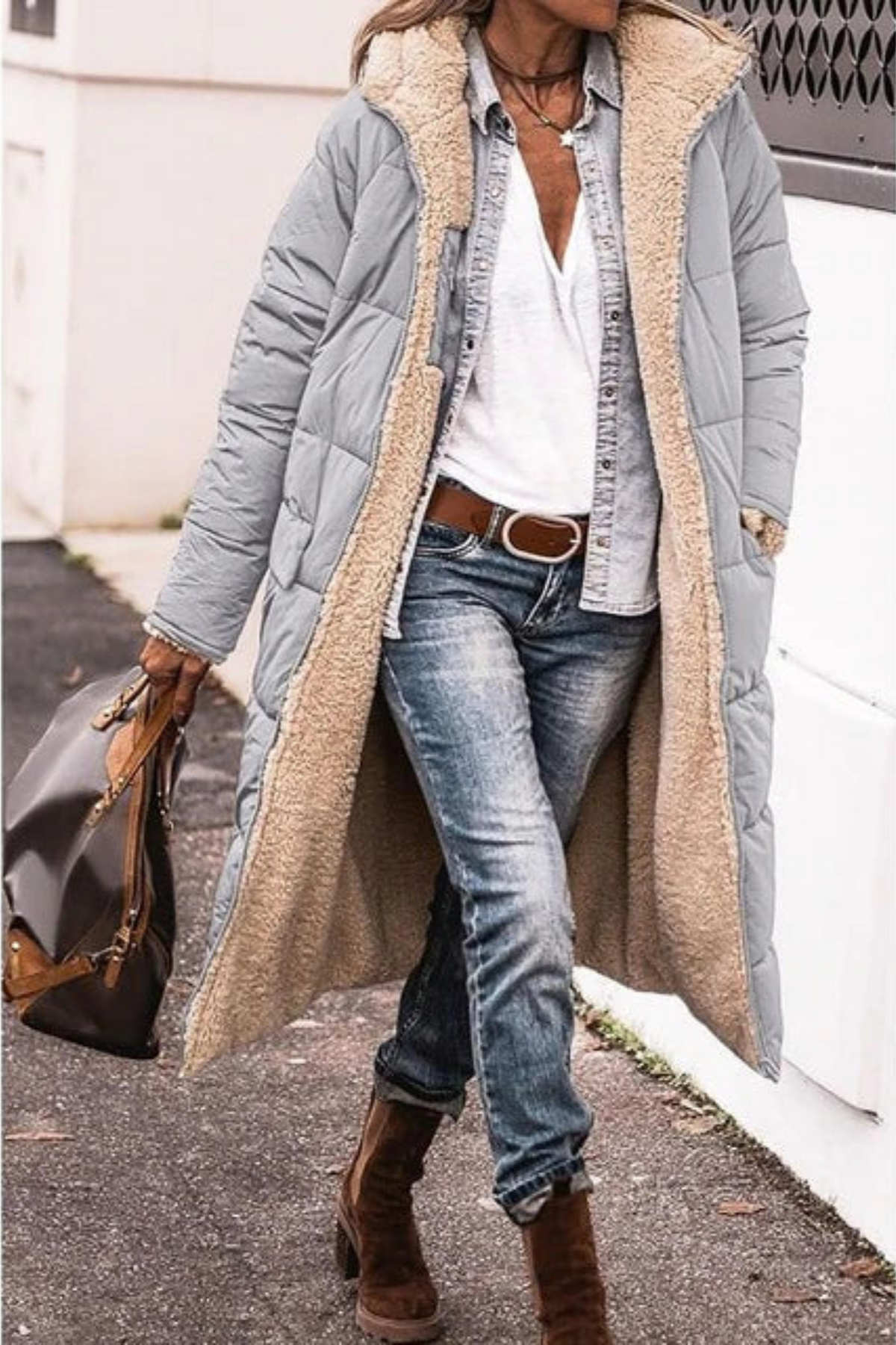 Longline Winter Coat for Women | Cold Weather Ready