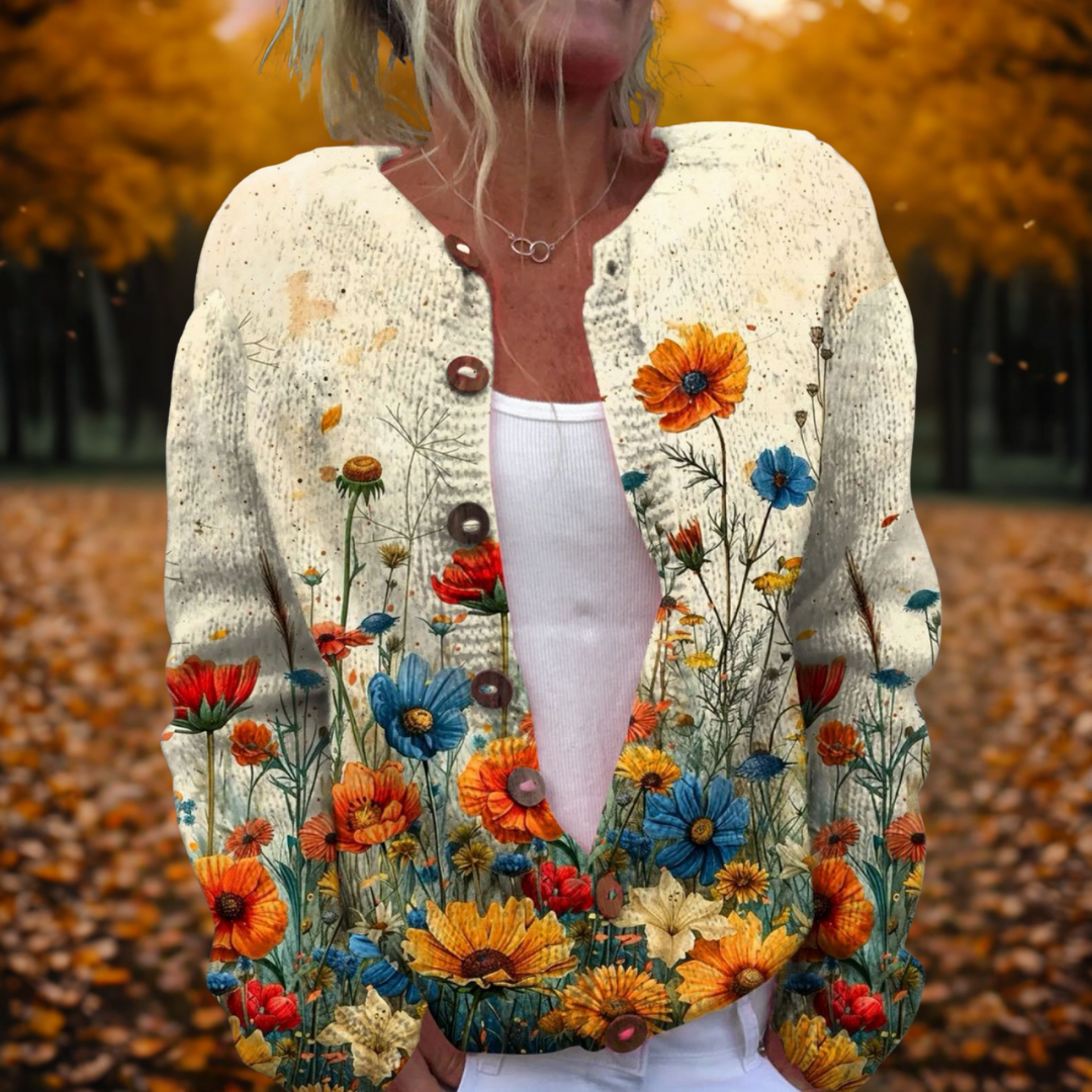 Multicolor Open Front Cardigan for Women | Cold Weather Ready