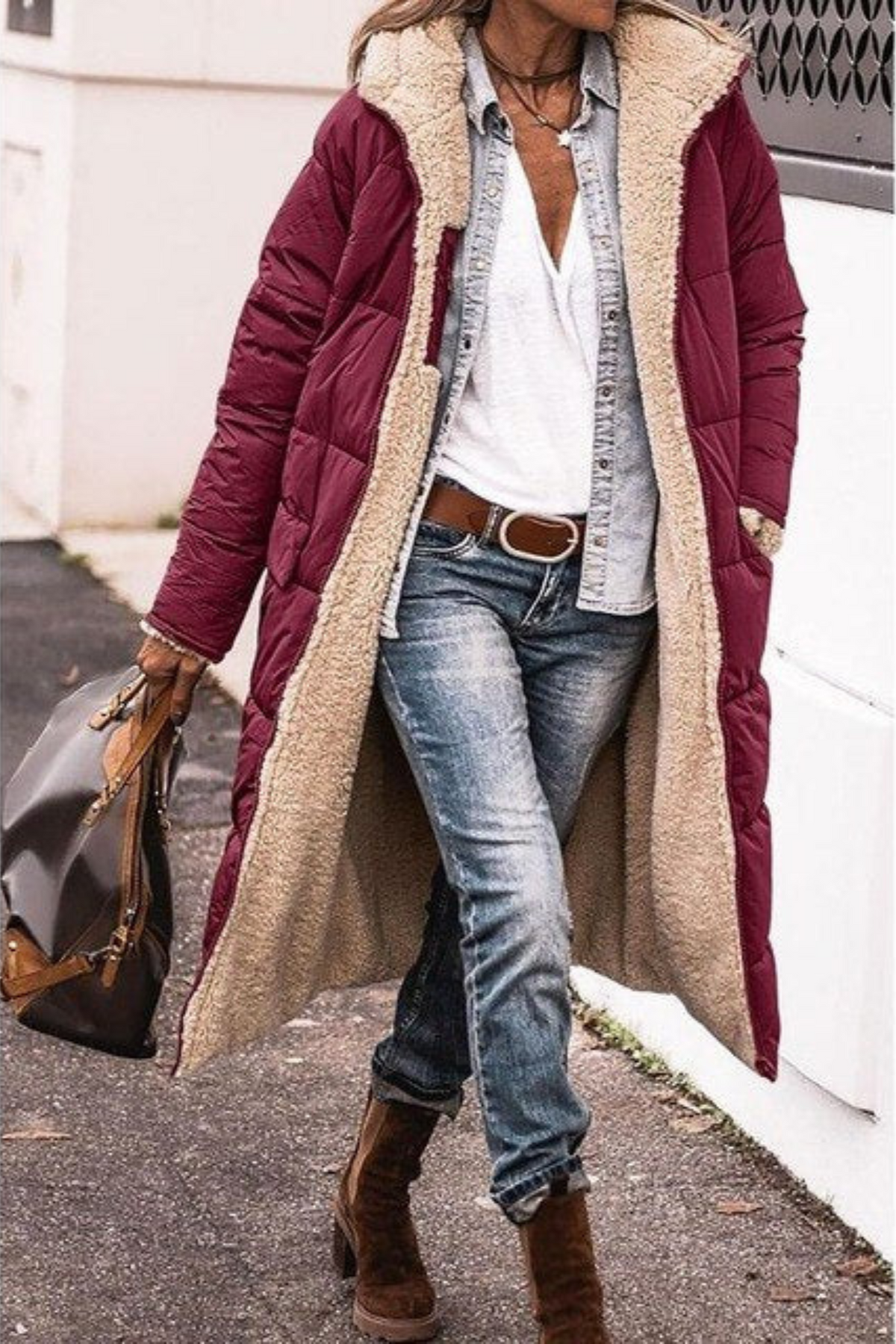 Longline Winter Coat for Women | Cold Weather Ready
