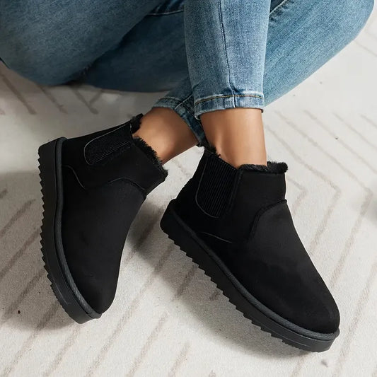 Warm Ankle Boots for Women | Stretch Fall Booties