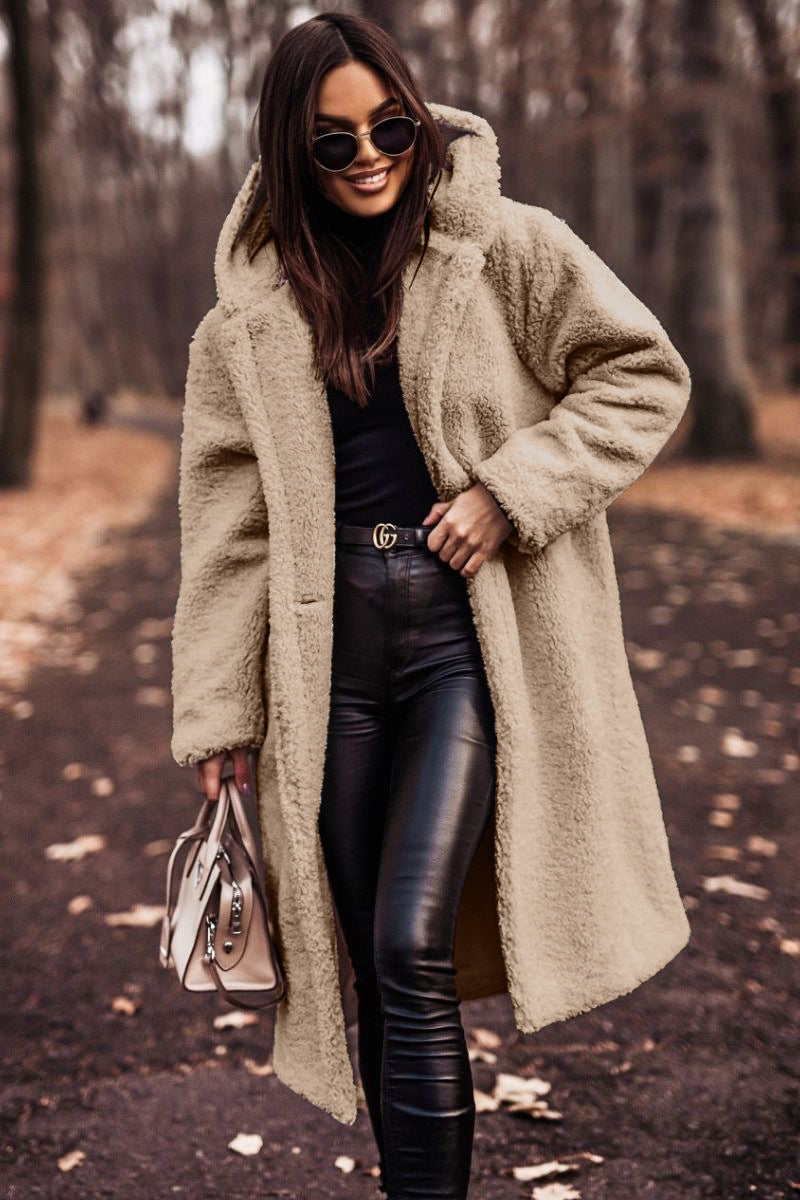 Wool Blend Winter Coat for Women | Hooded Insulated Cold Weather Ready