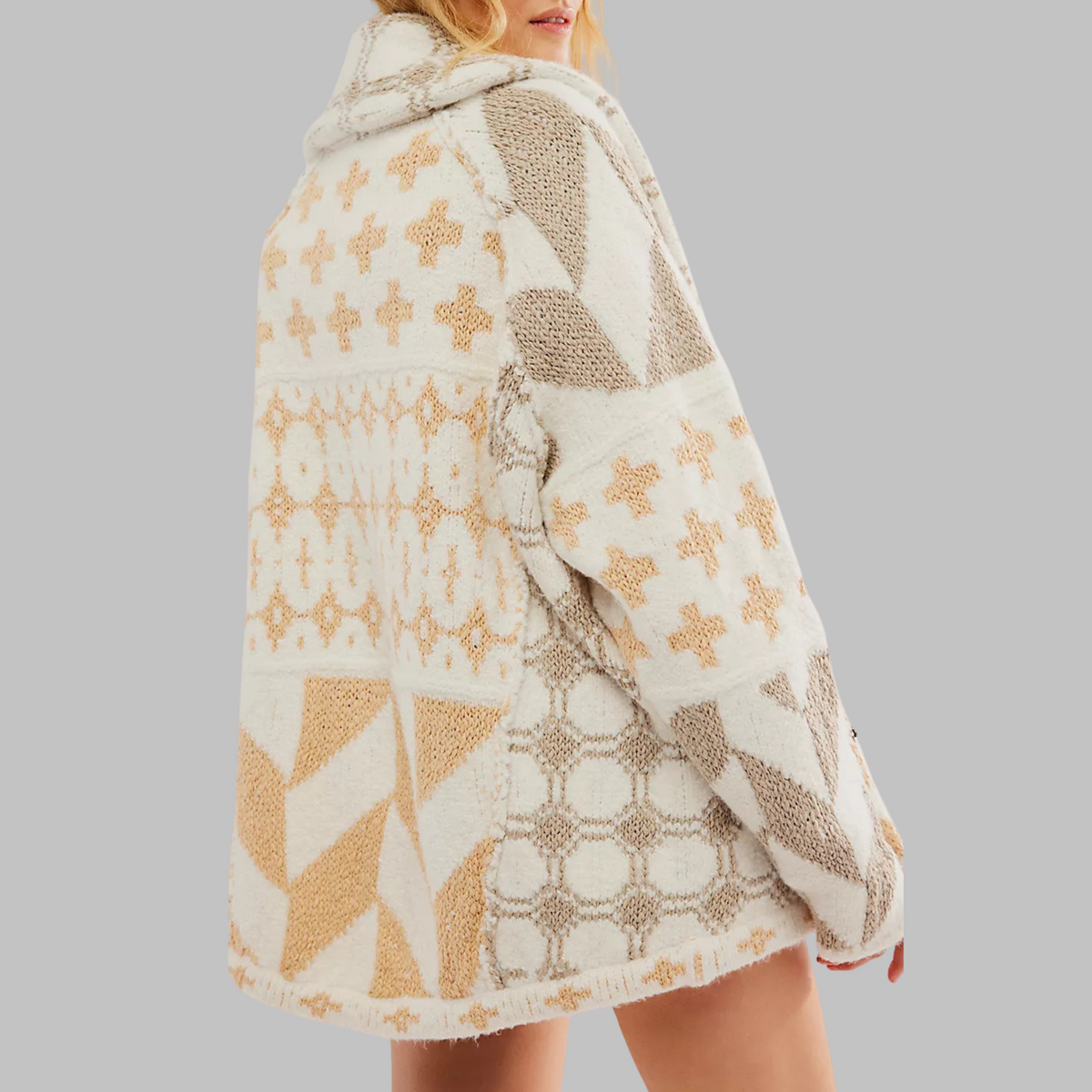 Oversized Cardigan for Women | Button Front Insulated Cosy Winter Style