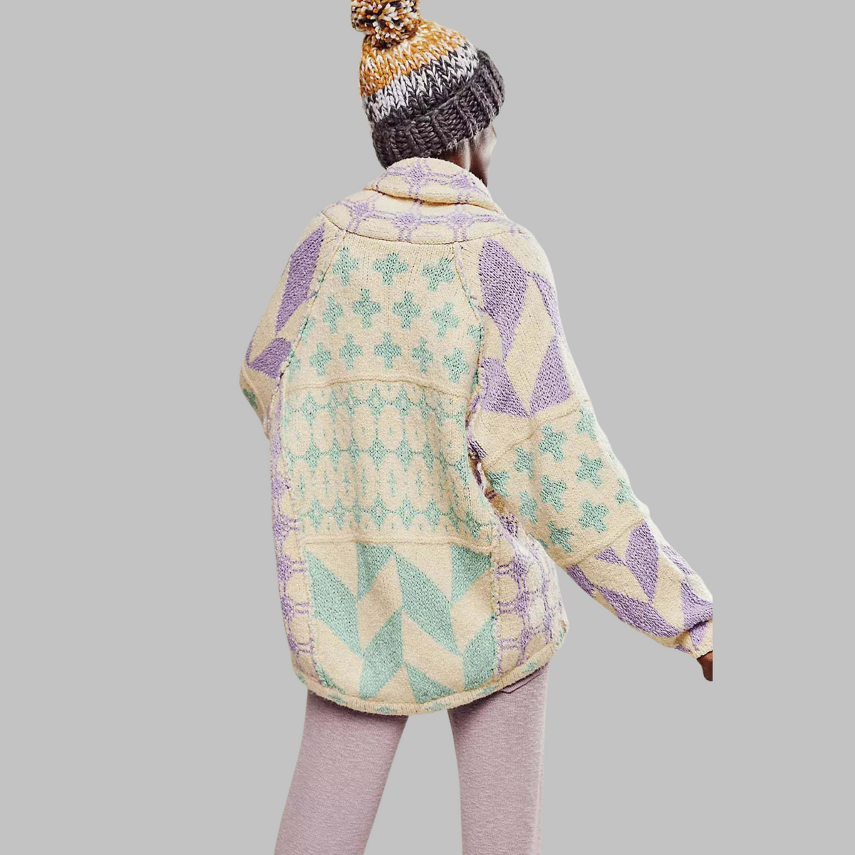 Oversized Cardigan for Women | Button Front Insulated Cosy Winter Style