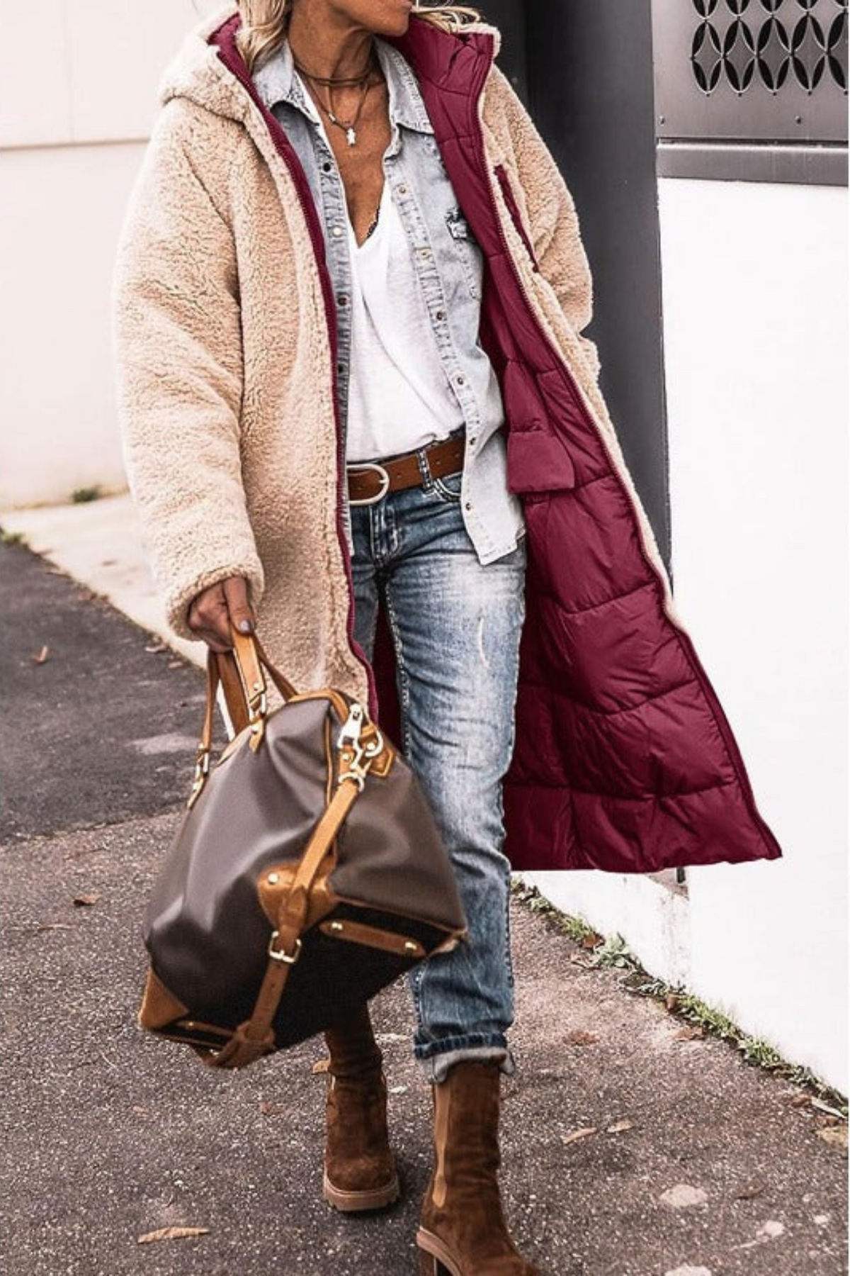 Longline Winter Coat for Women | Cold Weather Ready