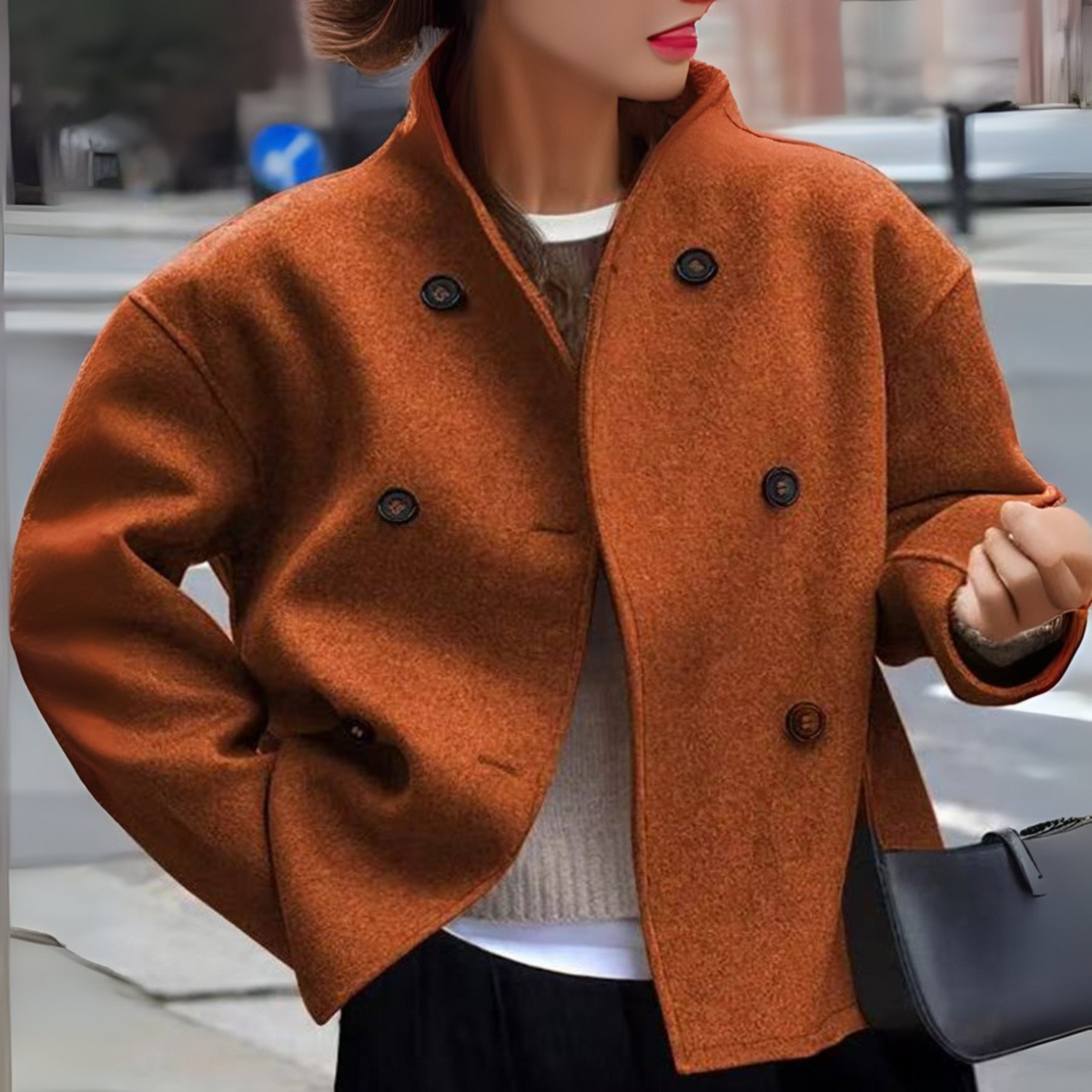 Funnel Neck Winter Coat for Women | Cold Weather Ready