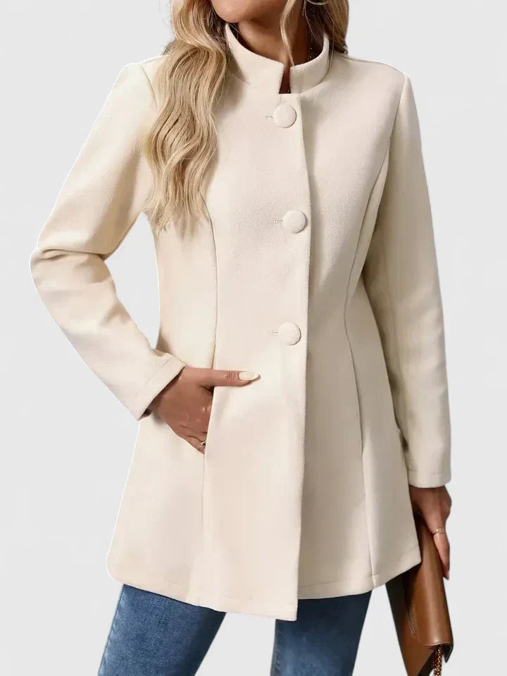 Everyday Winter Jacket for Women | Button Front Lightweight Cold Weather Ready