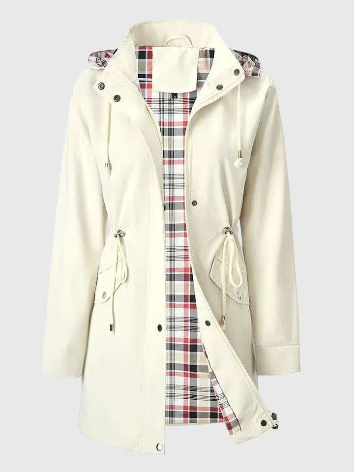 Hooded Winter Jacket for Women | Side Zip Autumn Layering