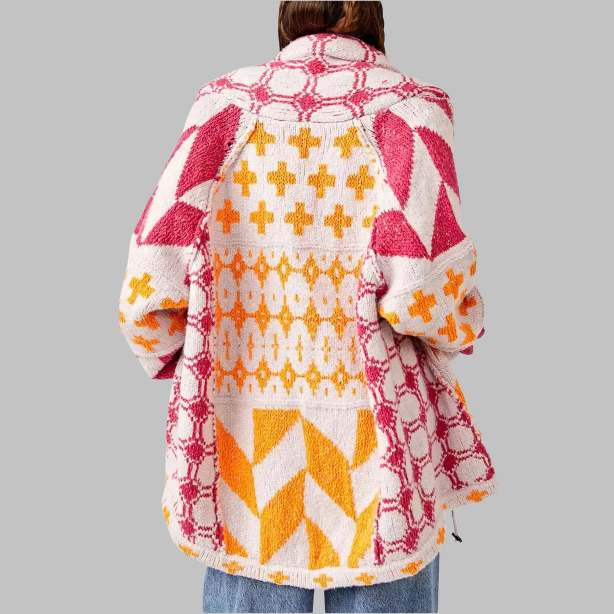 Oversized Cardigan for Women | Button Front Insulated Cosy Winter Style