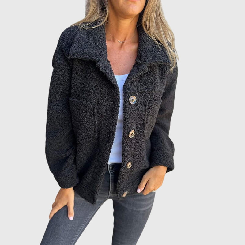 Cosy Winter Jacket for Women | Button Front Cold Weather Ready