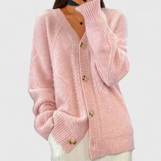 Button Front Cardigan for Women | V Neck Autumn Layering
