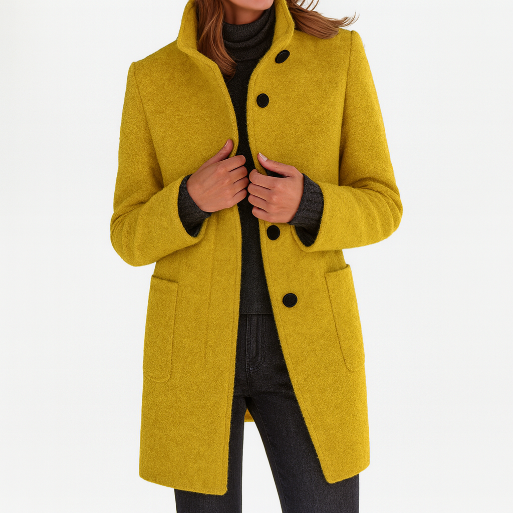 Gray Warm Winter Coat for Women | Cold Weather Ready