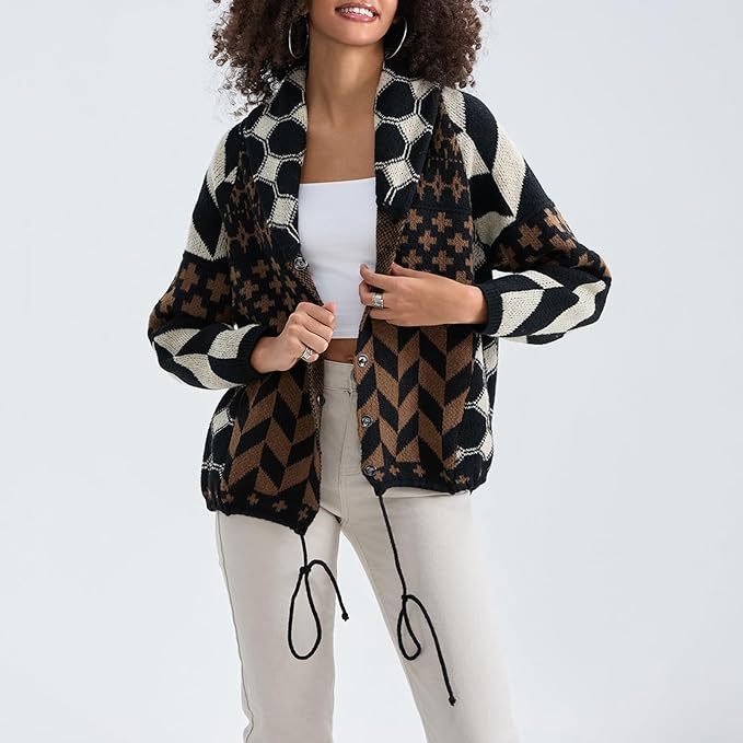 Oversized Cardigan for Women | Button Front Insulated Cosy Winter Style
