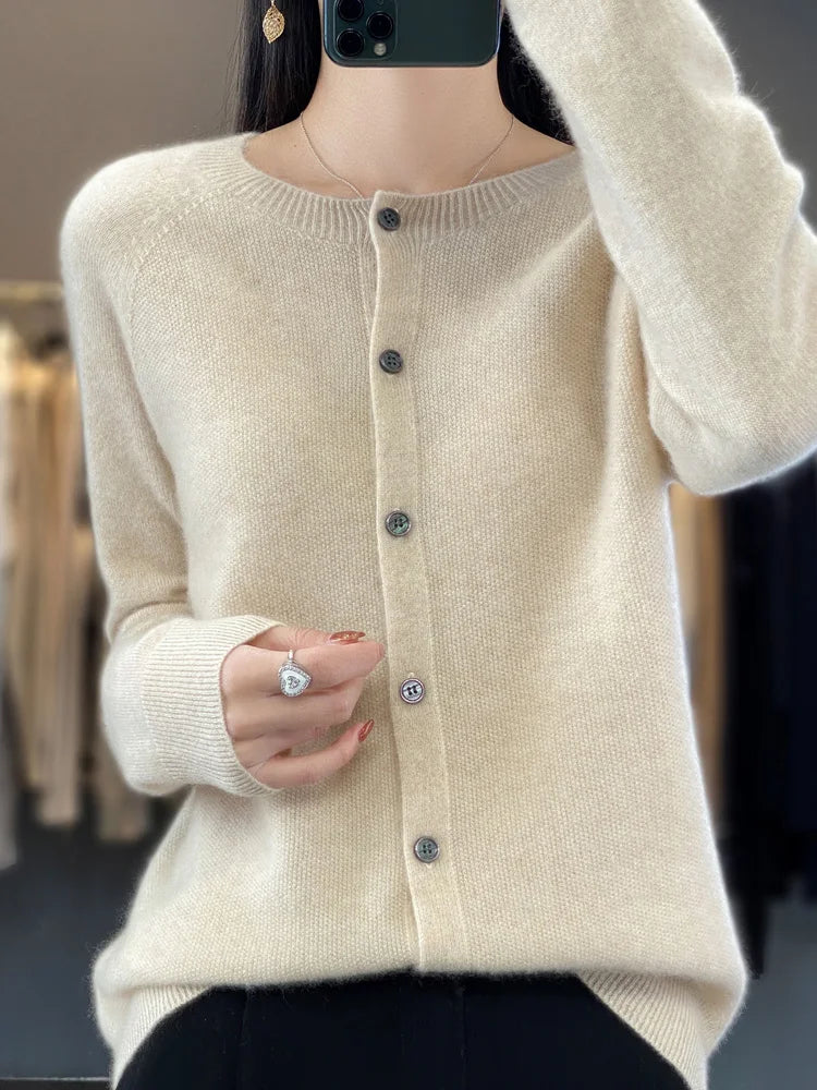Button Front Cardigan for Women | Insulated Cosy Winter Style
