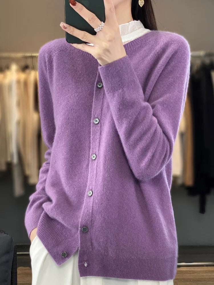 Button Front Cardigan for Women | Insulated Cosy Winter Style