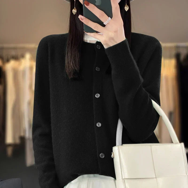 Button Front Cardigan for Women | Insulated Cosy Winter Style
