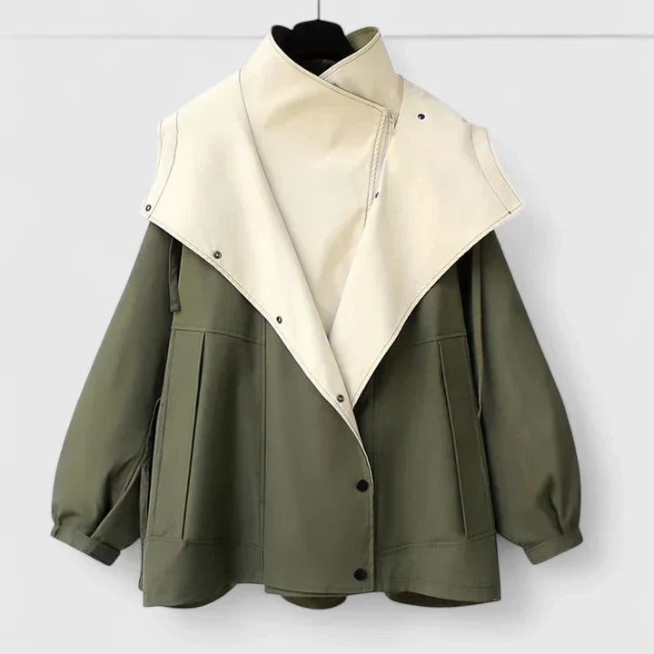 Warm Winter Jacket for Women | Button Front Lightweight Autumn Layering