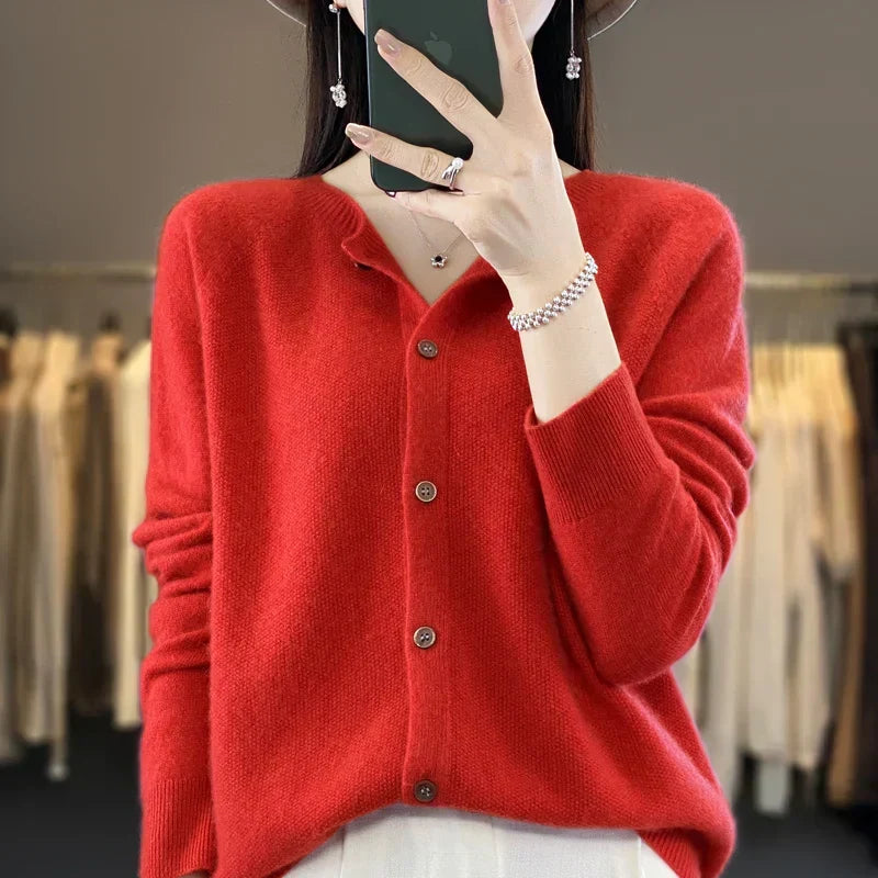 Button Front Cardigan for Women | Insulated Cosy Winter Style