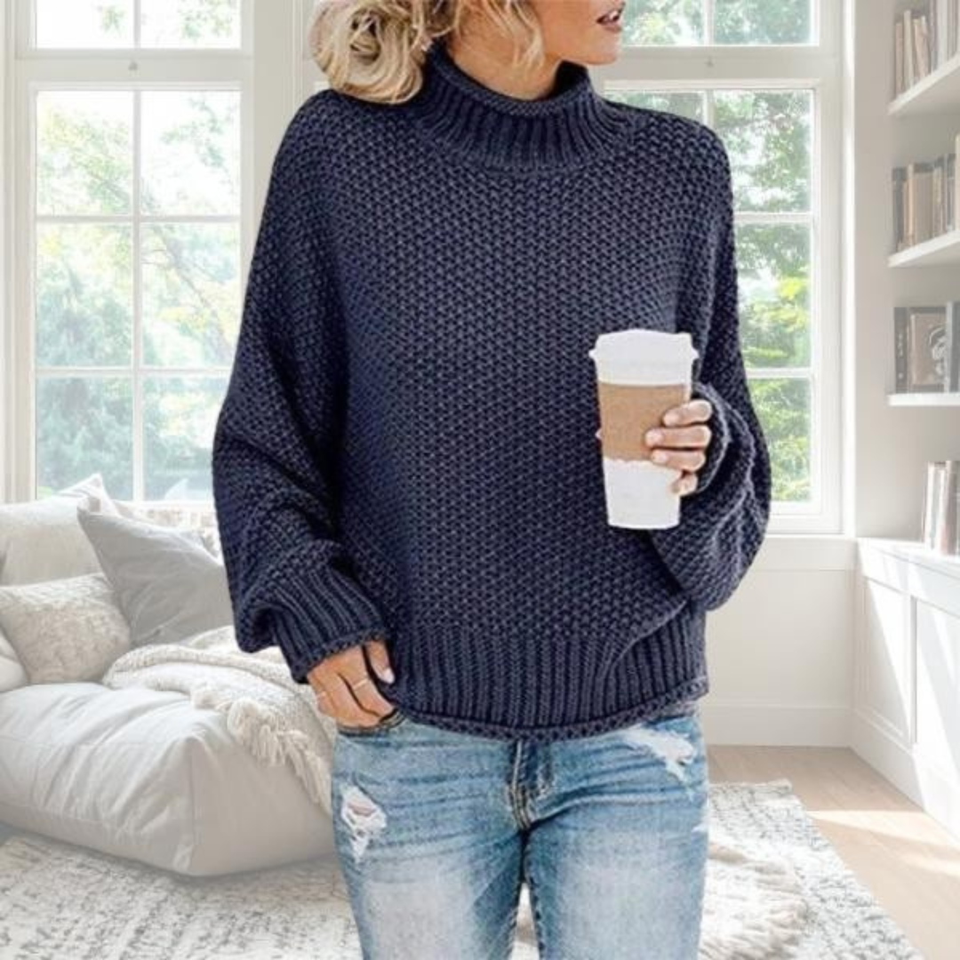 Turtleneck Sweater for Women | Ribbed Warm Winter Layer