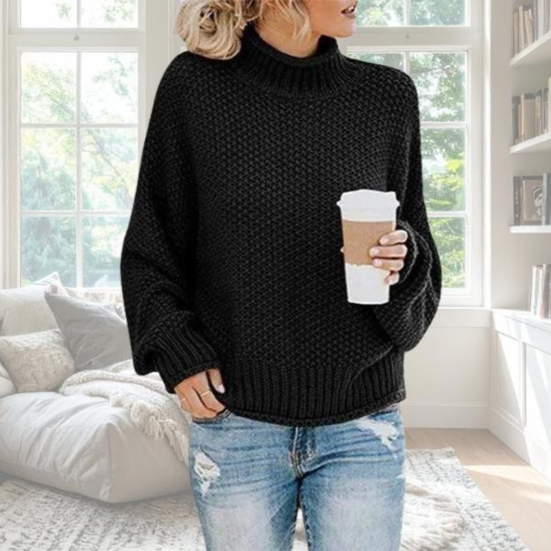 Turtleneck Sweater for Women | Ribbed Warm Winter Layer