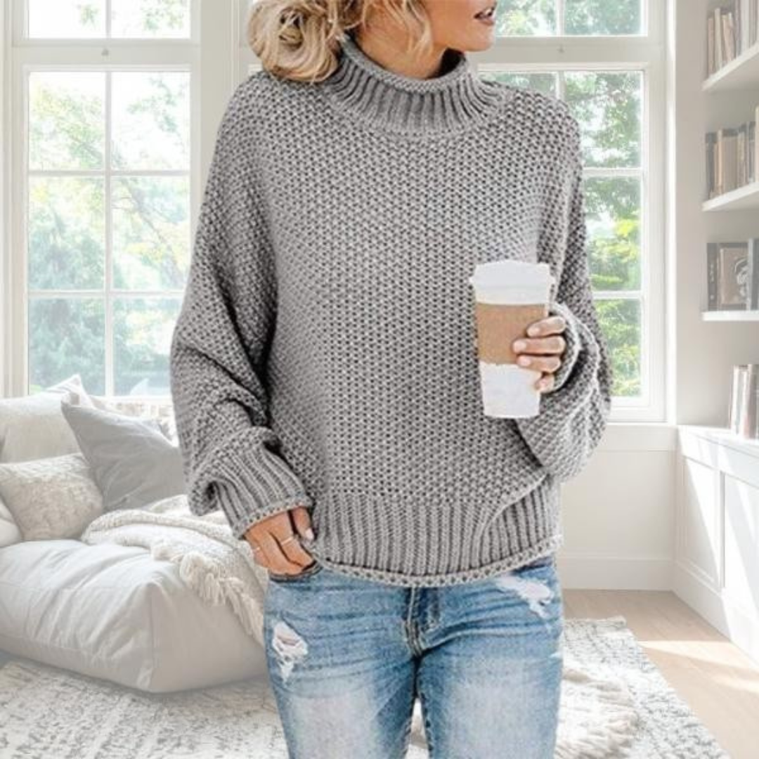 Turtleneck Sweater for Women | Ribbed Warm Winter Layer