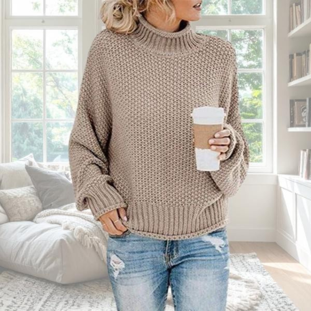 Turtleneck Sweater for Women | Ribbed Warm Winter Layer
