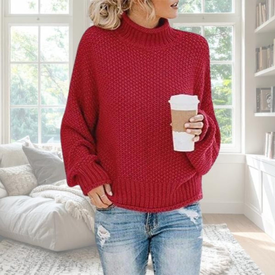 Turtleneck Sweater for Women | Ribbed Warm Winter Layer