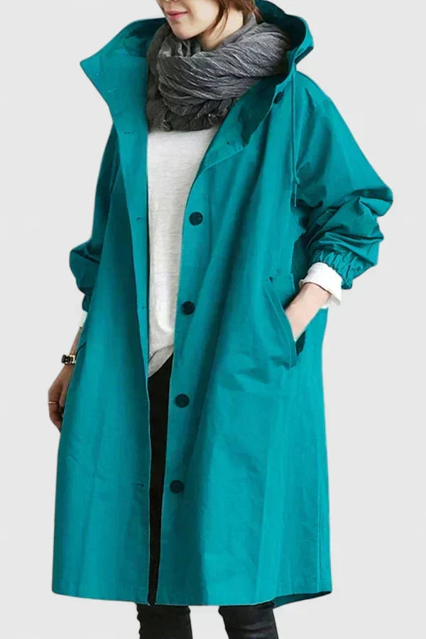 Hooded Winter Coat for Women | Oversized Autumn Layering