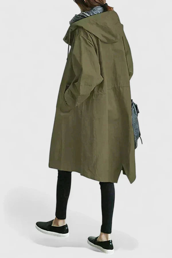 Hooded Winter Coat for Women | Oversized Autumn Layering