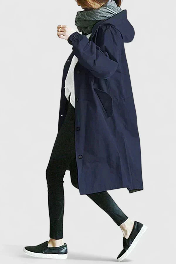 Hooded Winter Coat for Women | Oversized Autumn Layering