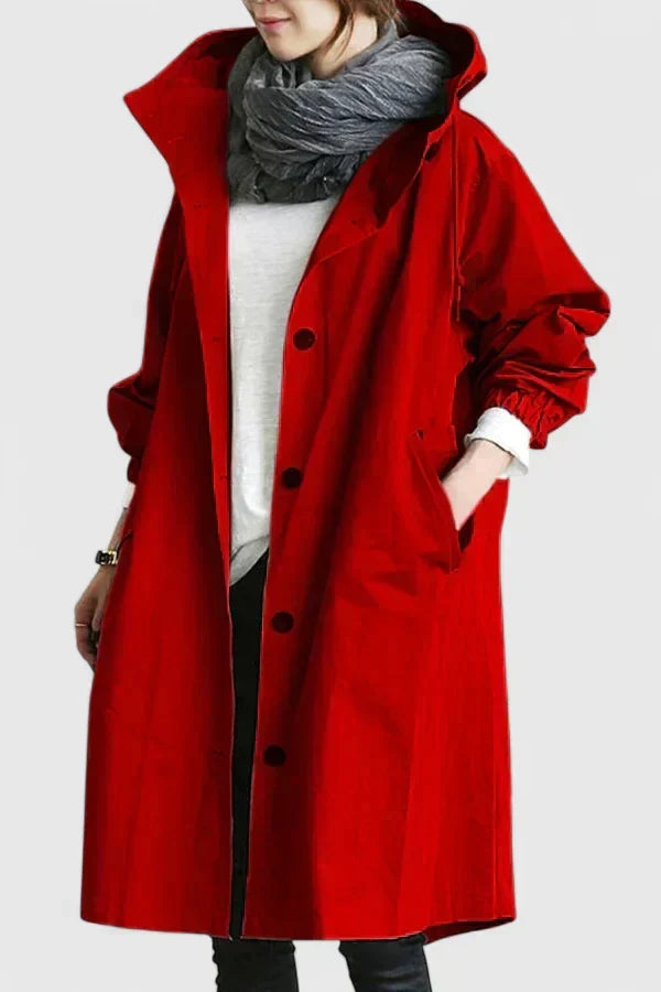 Hooded Winter Coat for Women | Oversized Autumn Layering