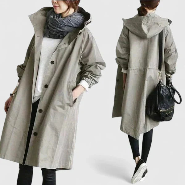 Hooded Winter Coat for Women | Oversized Autumn Layering