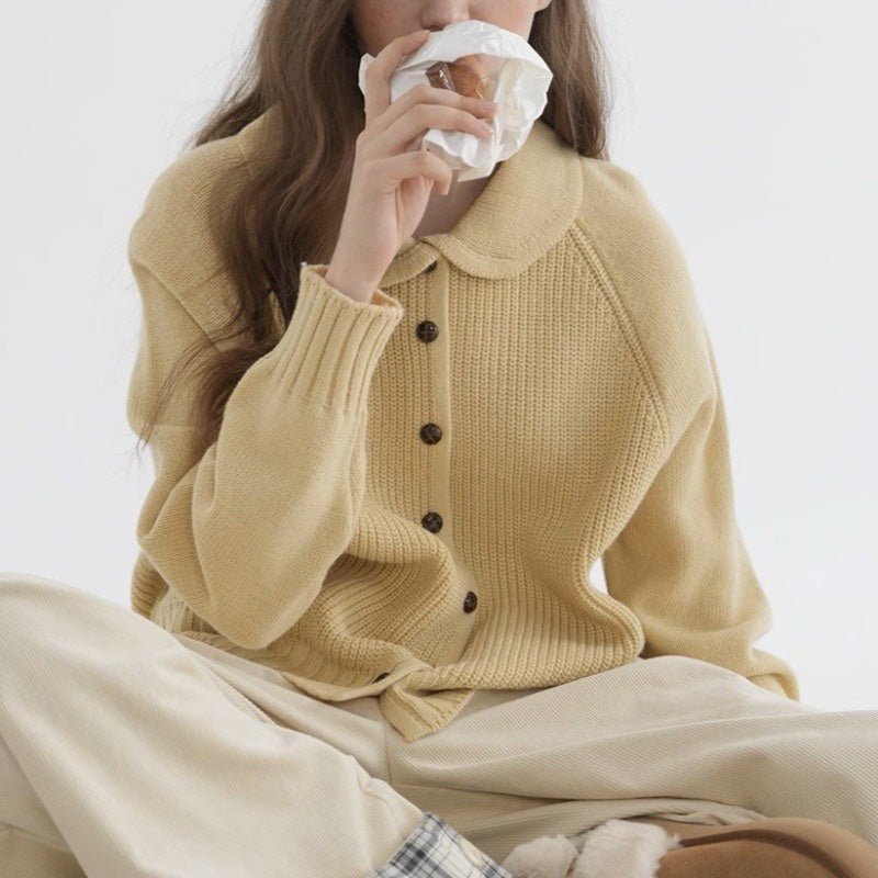 Button Front Cardigan for Women | Ribbed Cropped Fall & Winter 2026