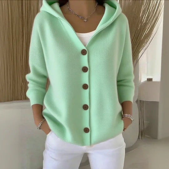 Oversized Cardigan for Women | Hooded Ribbed Warm Winter Layer