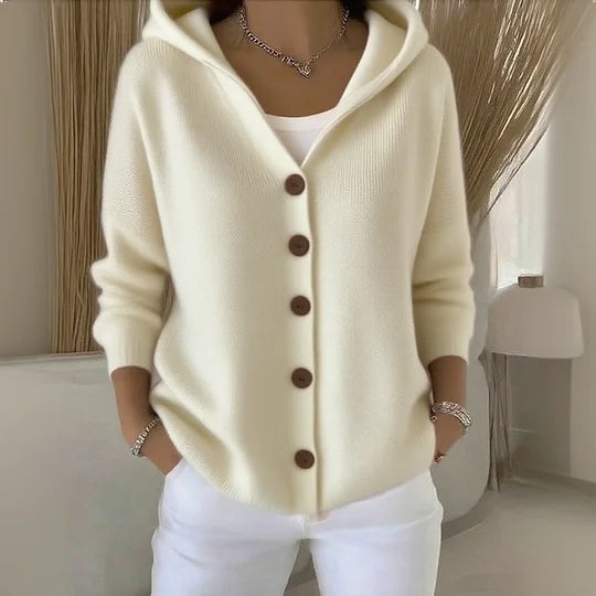 Oversized Cardigan for Women | Hooded Ribbed Warm Winter Layer