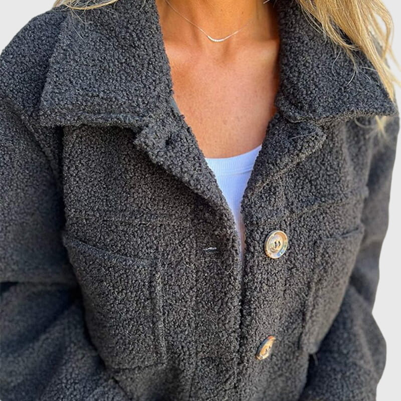 Cosy Winter Jacket for Women | Button Front Cold Weather Ready