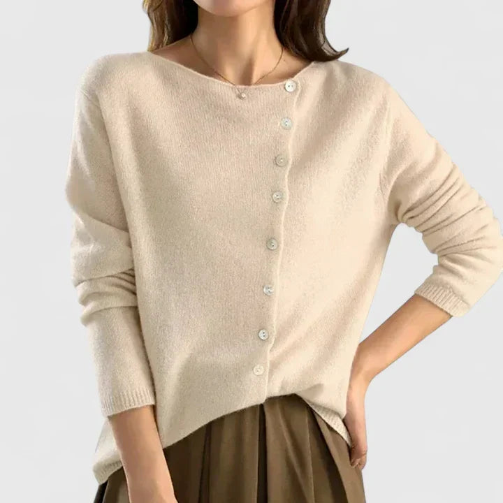 Button Front Cardigan for Women | Insulated Lightweight Autumn Layering
