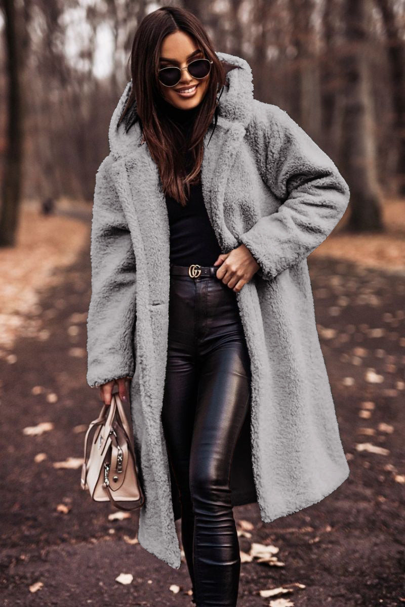 Wool Blend Winter Coat for Women | Hooded Insulated Cold Weather Ready