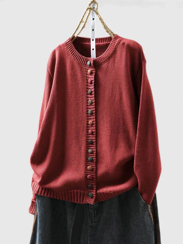 Button Front Cardigan for Women | Warm Winter Layer