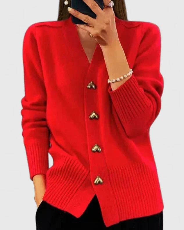 Button Front Cardigan for Women | Autumn Layering