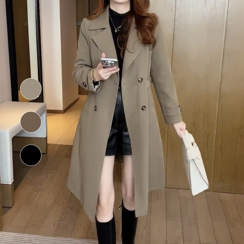 Classic Trench Coat for Women | Wool Blend Fall & Winter 2026