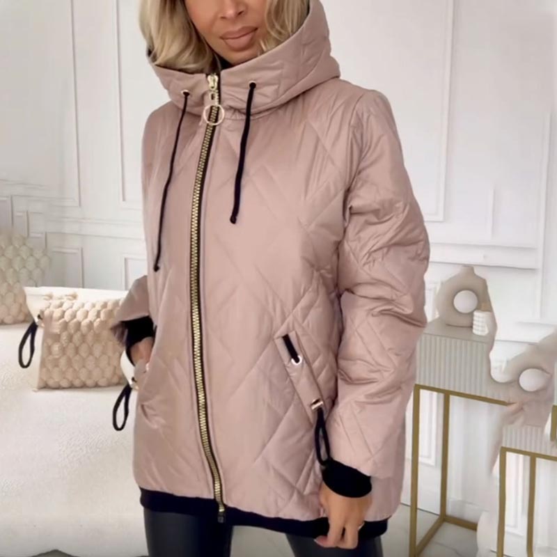 Hooded Winter Jacket for Women | Insulated Lightweight Cold Weather Ready