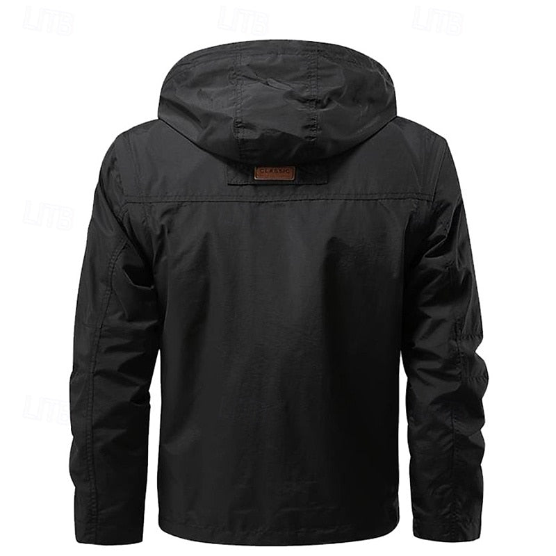 Hooded Winter Jacket for Men | Windproof Cold Weather Ready