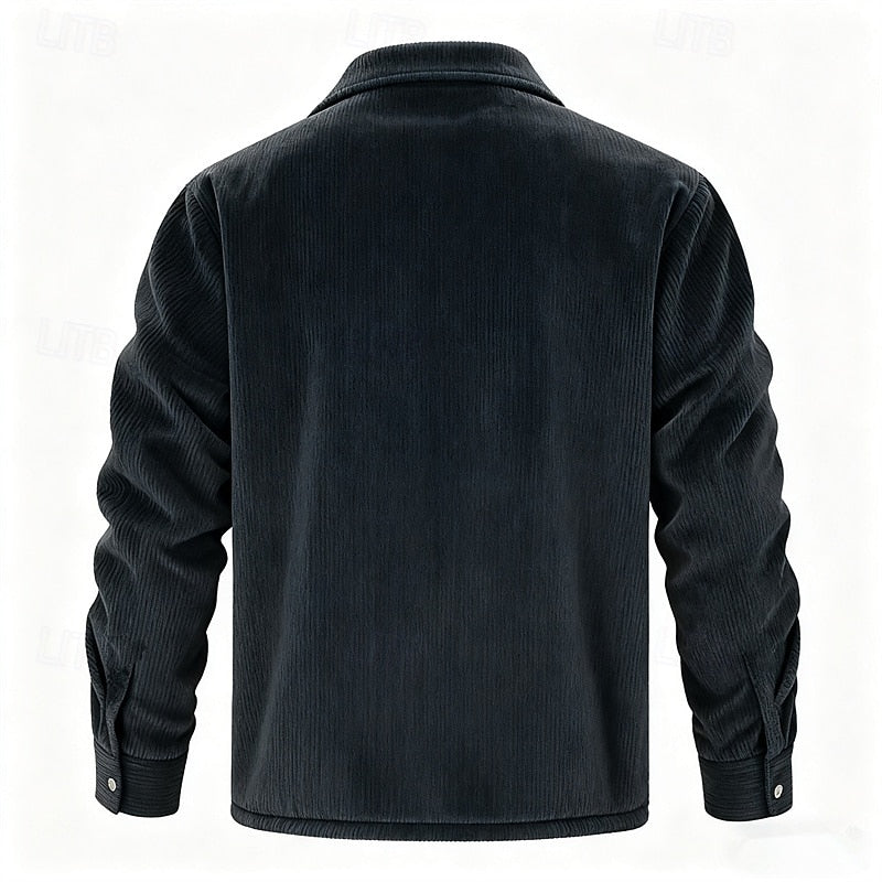 Fleece Lined Winter Jacket for Women | Ribbed Insulated Cold Weather Ready