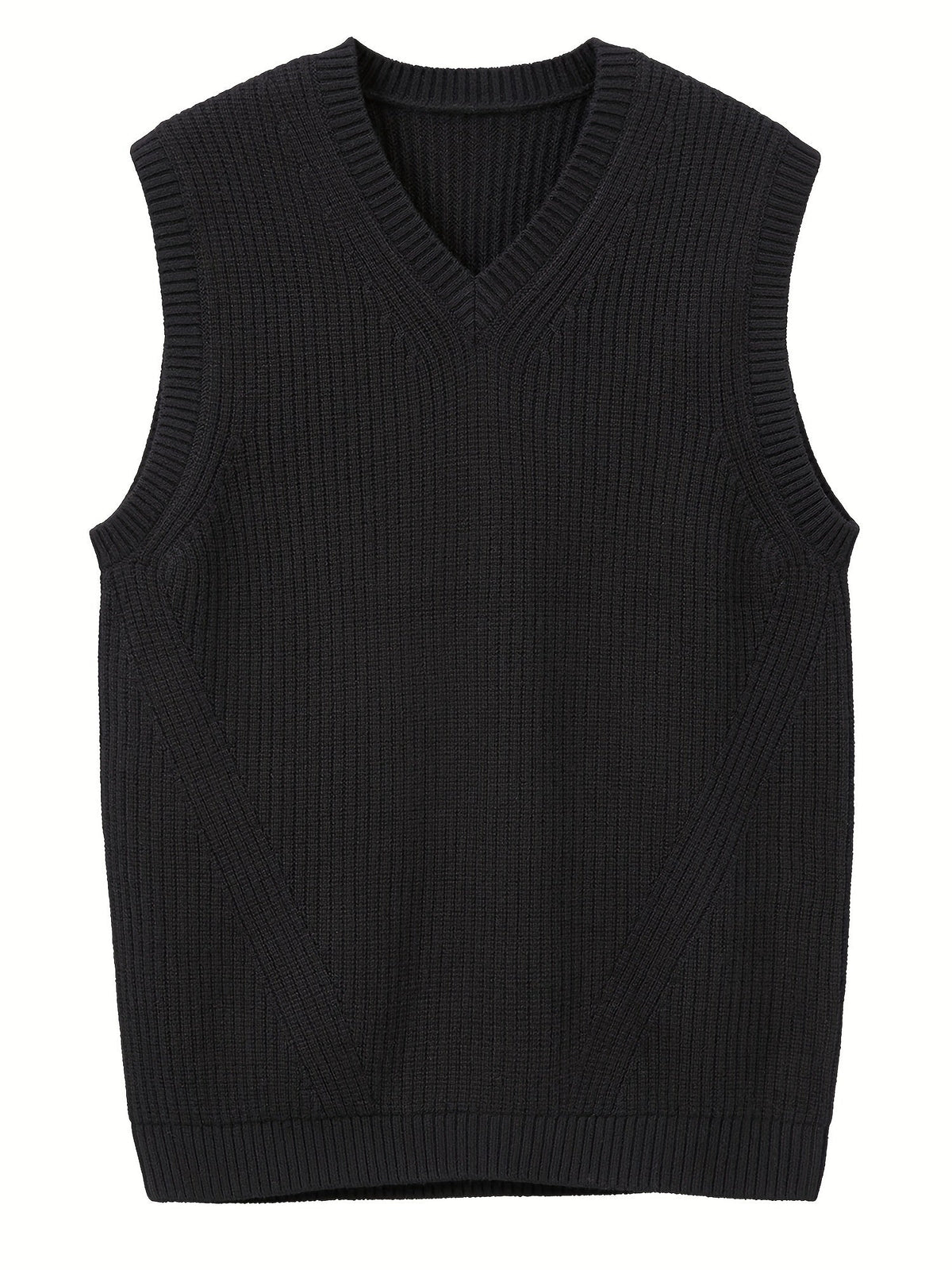 Lightweight Puffer Vest for Men | Ribbed Oversized Winter Outerwear