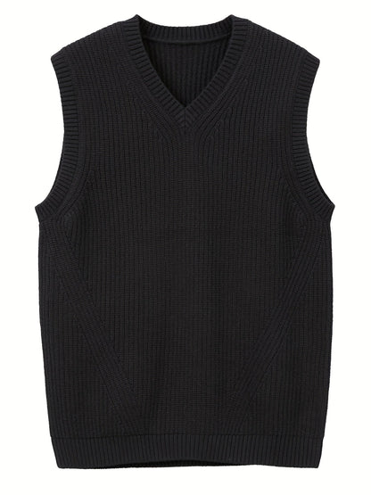 Lightweight Puffer Vest for Men | Ribbed Oversized Winter Outerwear