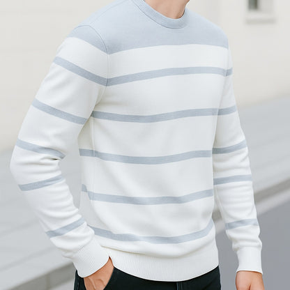 Everyday Sweater for Men | Stretch Crew Neck Autumn Layering